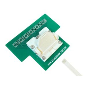 FFC test fixture mounted directly to PCB
